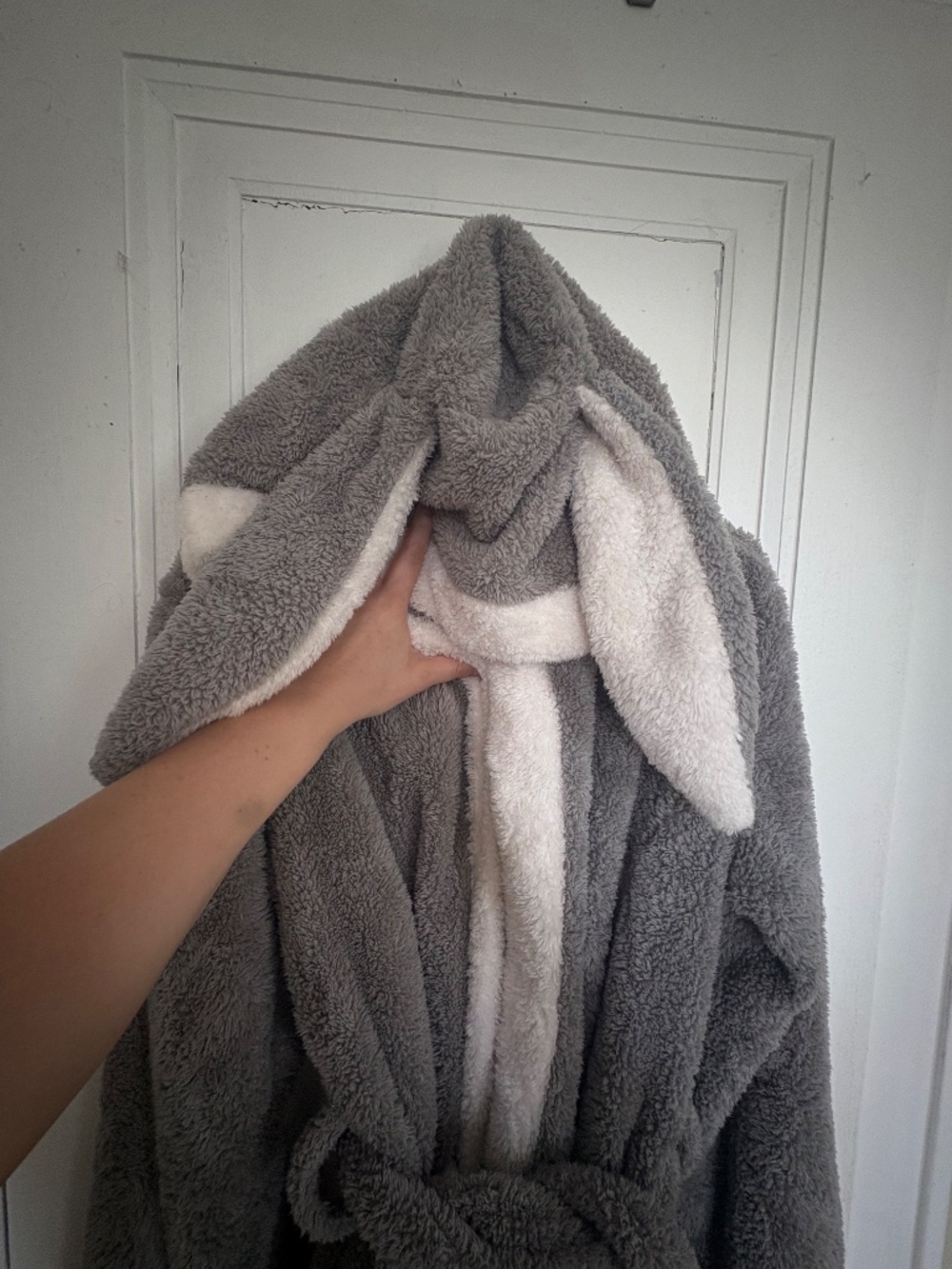 Cute Rabbit ear soft robe - Picture 5 of 5
